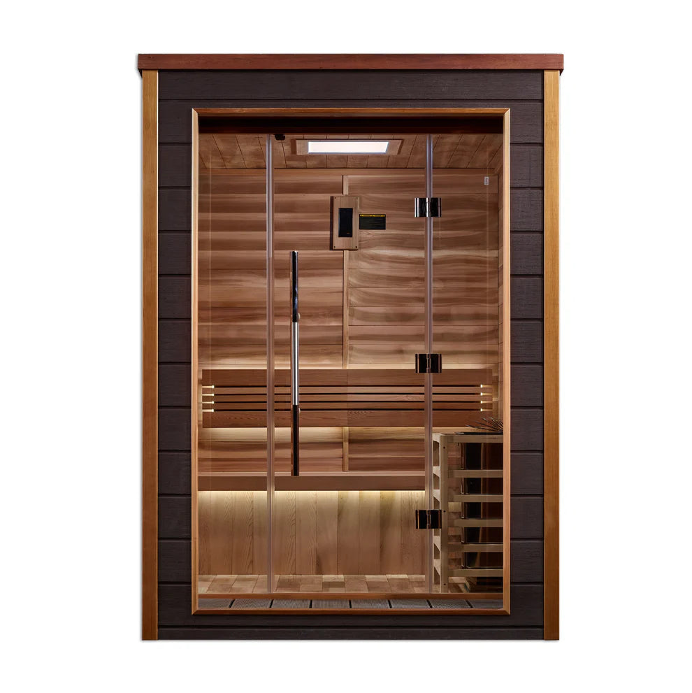 2 Person Outdoor-Indoor Traditional Sauna