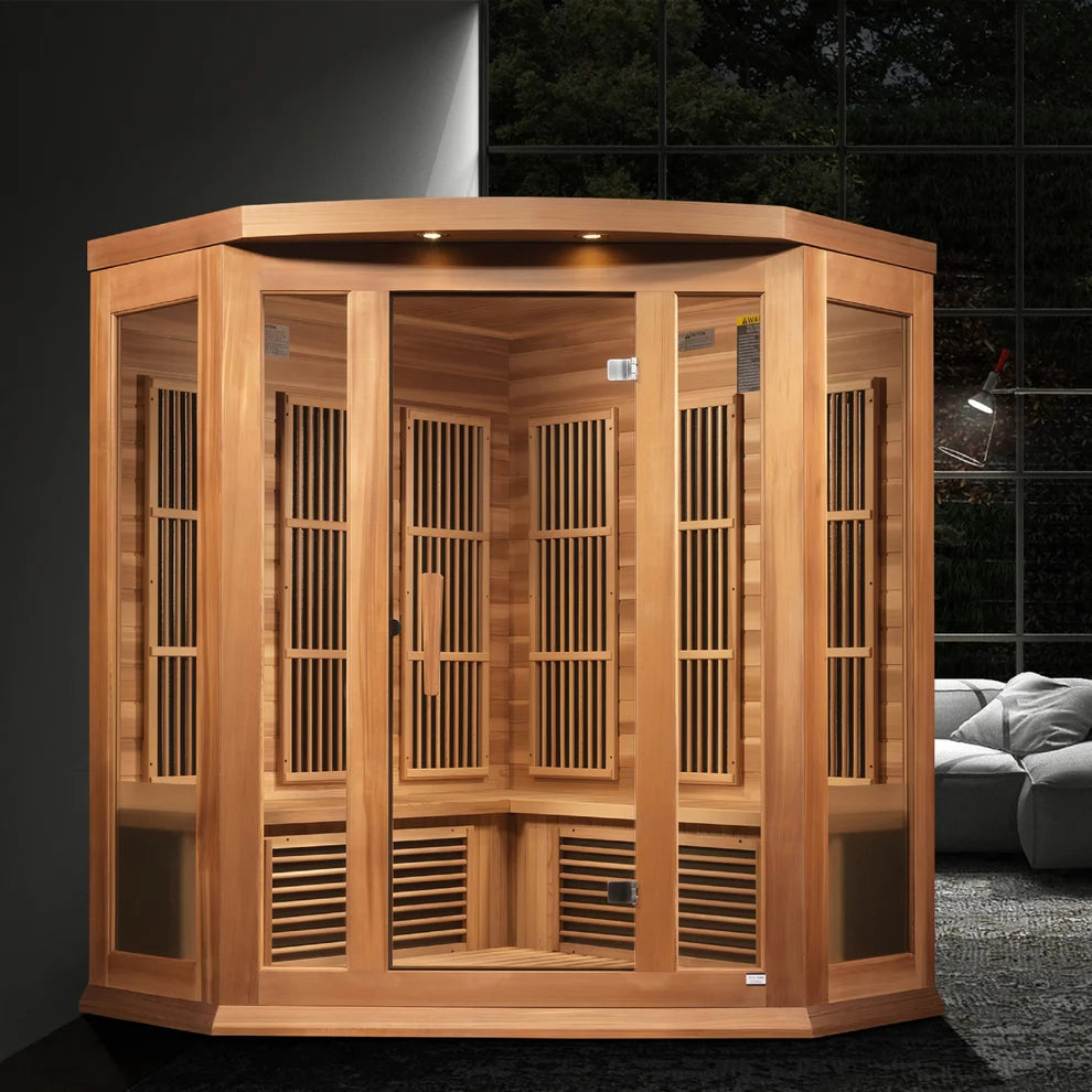 3 Person Corner Near Zero EMF FAR IR Sauna