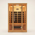 FAR Infrared Sauna Designed for Daily Recovery, Hemlock Wood, 6 Carbon Heaters, Low EMF, LED Lights