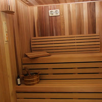 Carbon Smart Saunas - 5' x 7' x 8' - by Finnish Sauna Builders