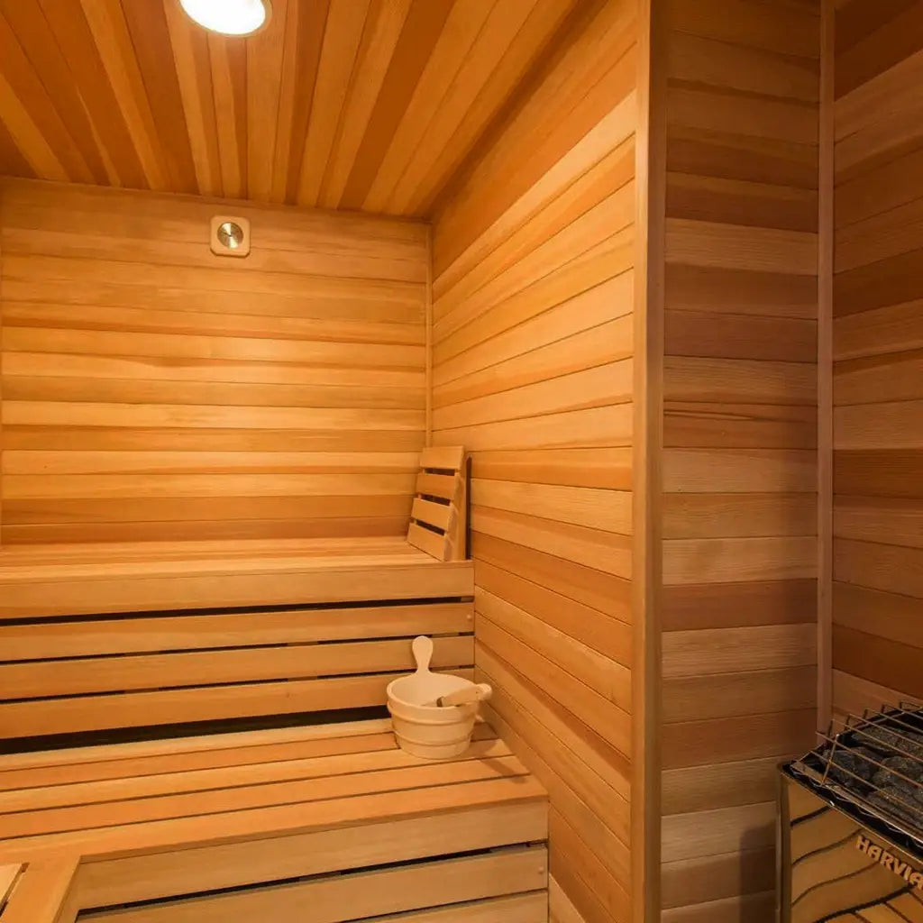 Carbon Smart Saunas - 4' x 4' x 8' - by Finnish Sauna Builders