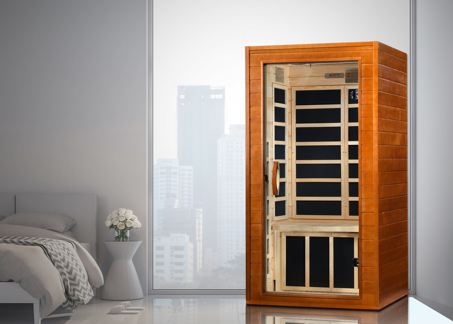 Dynamic "Avila" 1-2 Person Low EMF FAR IR Sauna (DYN-6103-01)
