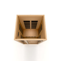 2 Person Far Infrared Corner Indoor Sauna (DYN-6119-01)