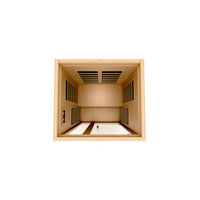 2 Person Far Infrared Corner Indoor Sauna (DYN-6119-01)
