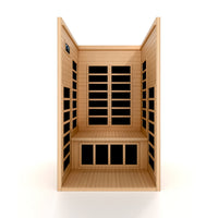 2 Person Far Infrared Corner Indoor Sauna (DYN-6119-01)
