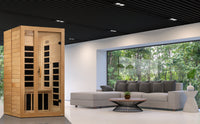 2 Person Far Infrared Corner Indoor Sauna (DYN-6119-01)