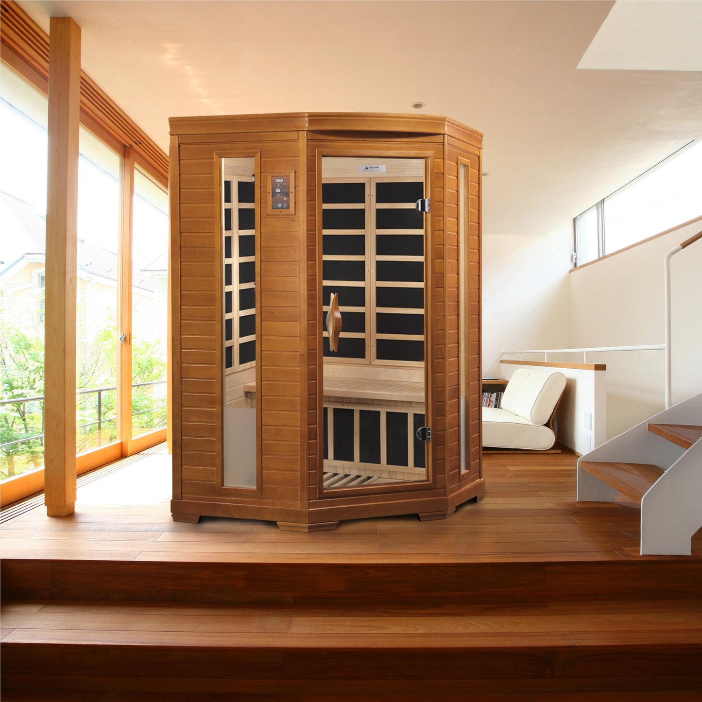 Dynamic "Heming" 2 Person Low EMF Far IR Sauna (DYN-6225-02)