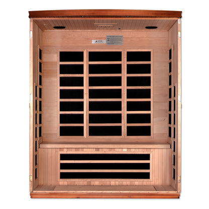 Dynamic "Lugano" 3 Person Ultra Low EMF FAR IR Sauna (DYN-6336-02)