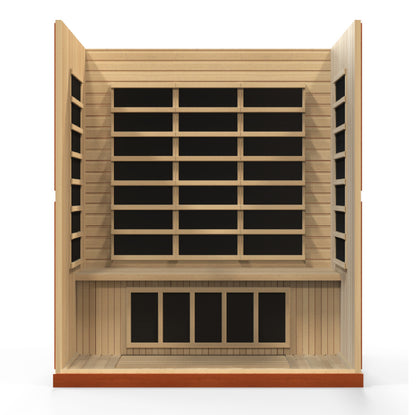 Dynamic "Bergamo" 4 Person Low EMF Far IR Sauna (DYN-6440-01)