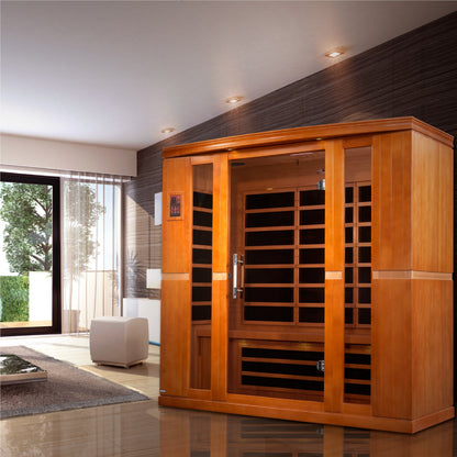 Dynamic "Bergamo" 4 Person Low EMF Far IR Sauna (DYN-6440-01)
