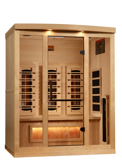 2025 Golden Designs "Reserve Edition" 3 Person Full Spectrum with Himalayan Salt Bar (GDI-8030-03)