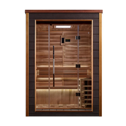 2 Person Outdoor-Indoor Traditional Sauna