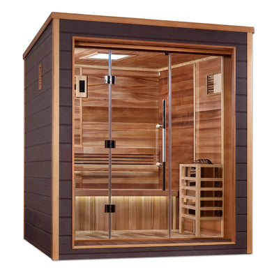 3 Person Outdoor-Indoor Traditional Sauna