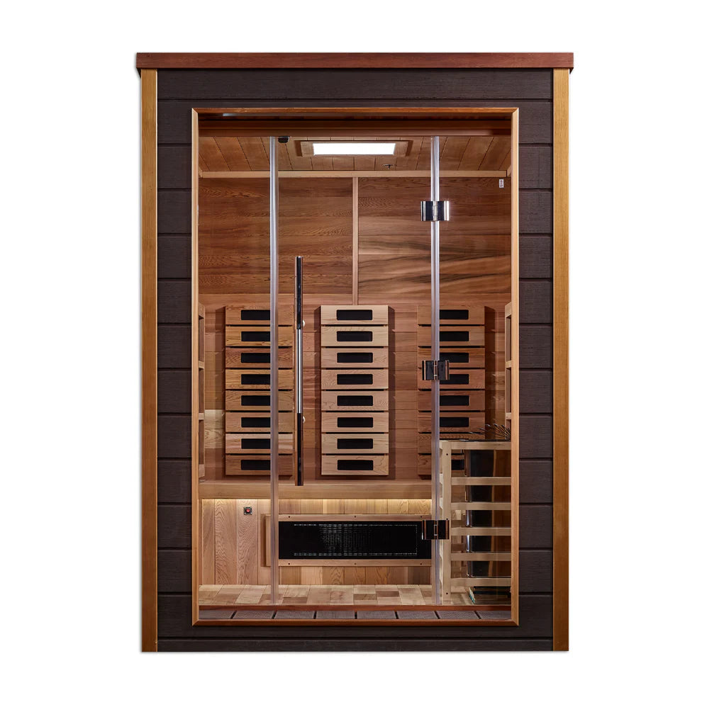 2 Person Outdoor-Indoor Hybrid Full Spectrum Sauna