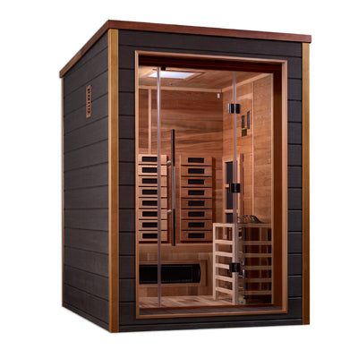 2 Person Outdoor-Indoor Hybrid Full Spectrum Sauna