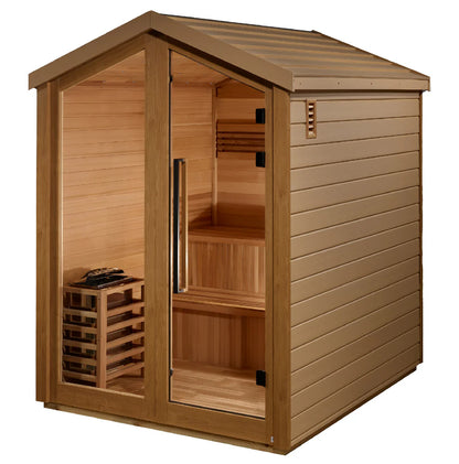Golden Designs 6 Person Barn Outdoor Traditional Sauna