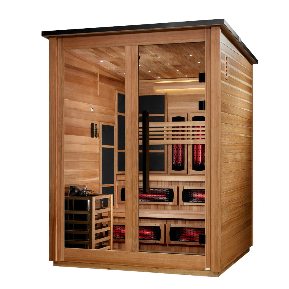 6 Person, Barn Hybrid Outdoor Sauna