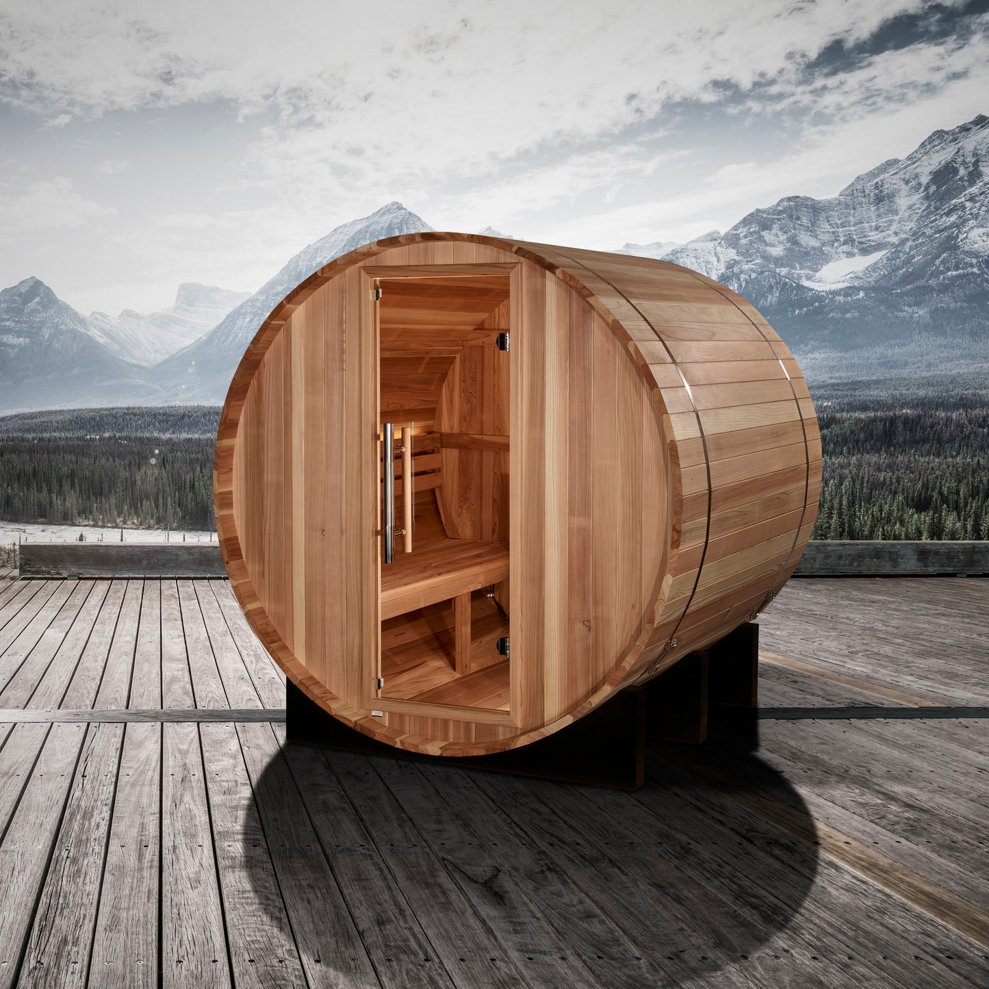 2 Person Barrel Traditional Sauna