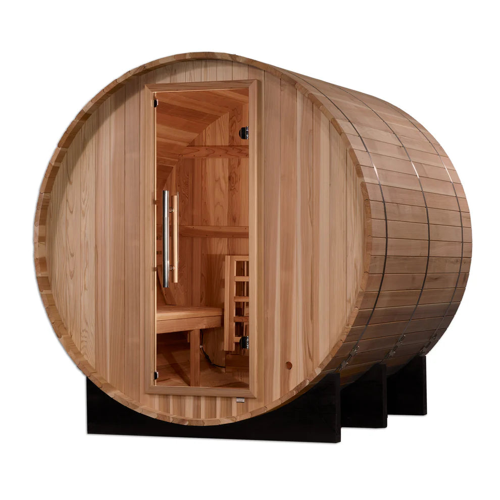 Golden Designs 4 Person Barrel Traditional Sauna
