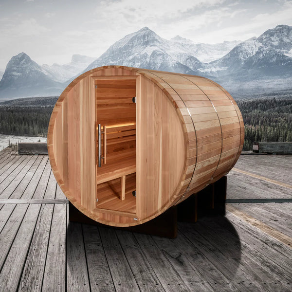 Golden Designs 6 Person Barrel Traditional Sauna (GDI-B006-01)