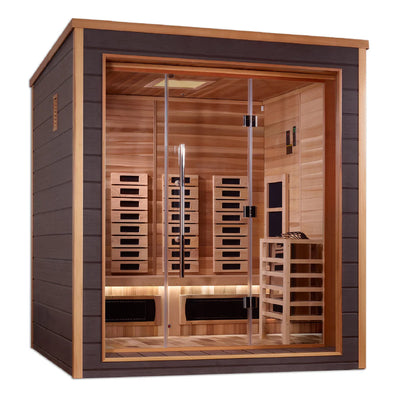 3 Person Outdoor-Indoor Hybrid Full Spectrum Sauna