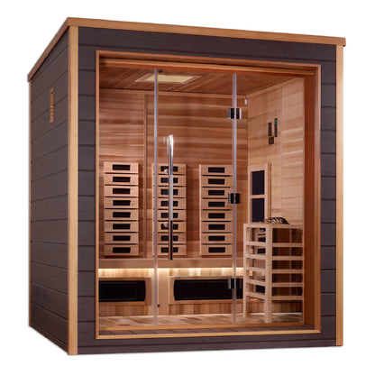 3 Person Outdoor-Indoor Hybrid Full Spectrum Sauna