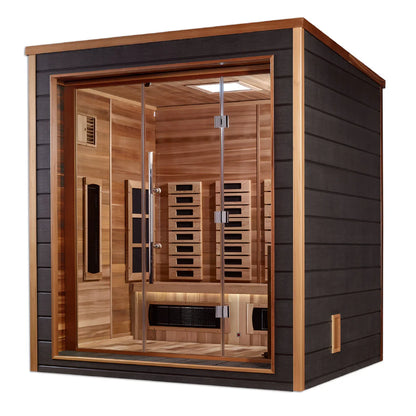 3 Person Outdoor-Indoor Hybrid Full Spectrum Sauna