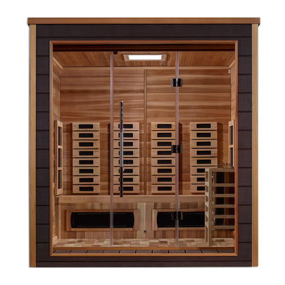 3 Person Outdoor-Indoor Hybrid Full Spectrum Sauna