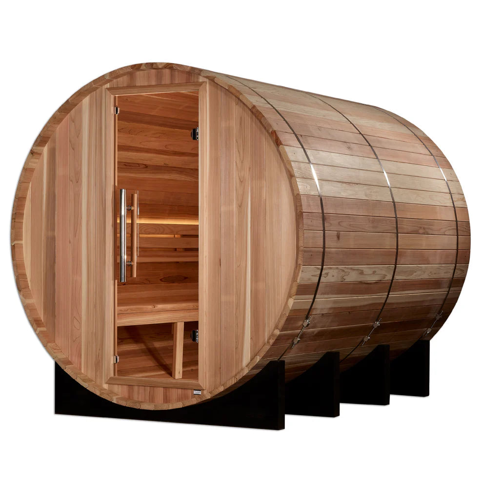 Golden Designs 6 Person Barrel Traditional Sauna (GDI-B006-01)