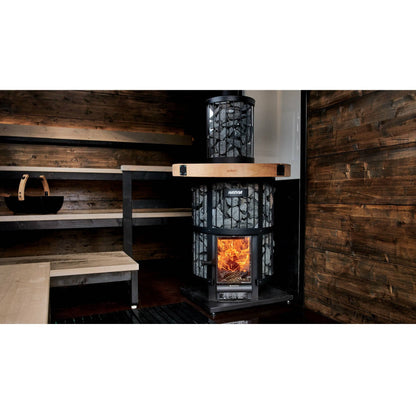 Harvia Legend 240 Greenflame Wood Burning Sauna Stove - Finnish Sauna Builders