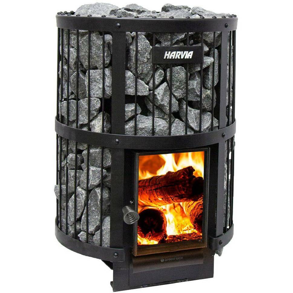 Harvia Legend 240 Greenflame Wood Burning Sauna Stove - Finnish Sauna Builders