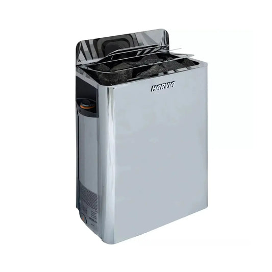Harvia Wall Sauna Heater 8KW with Built-In Controls - Finnish Sauna Builders