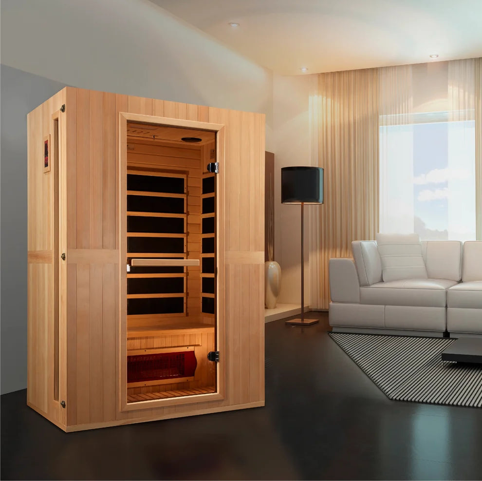 Dual Tech 2 Person Low EMF FAR IR Sauna