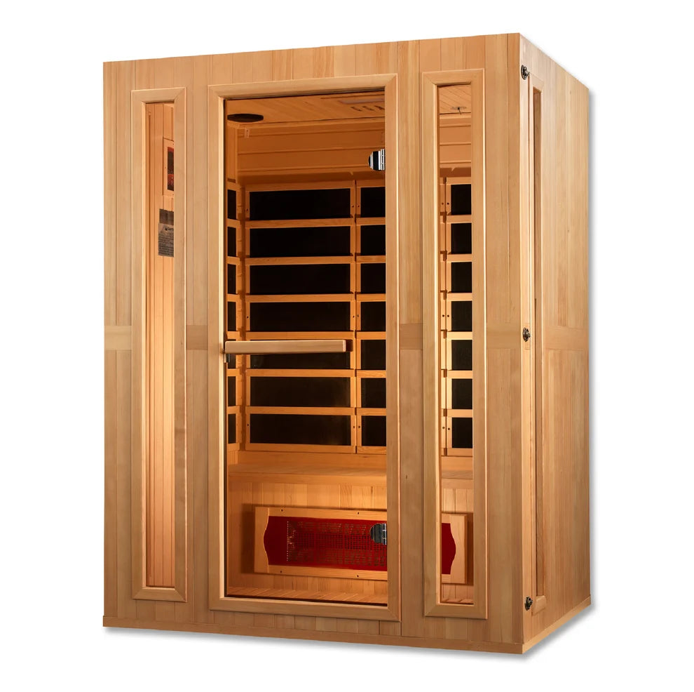 Dual Tech 3 person Low EMF FAR IR Sauna