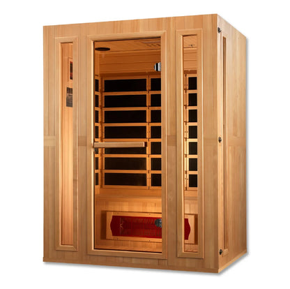 Dual Tech 3 person Low EMF FAR IR Sauna