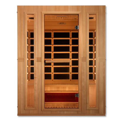 Dual Tech 3 person Low EMF FAR IR Sauna