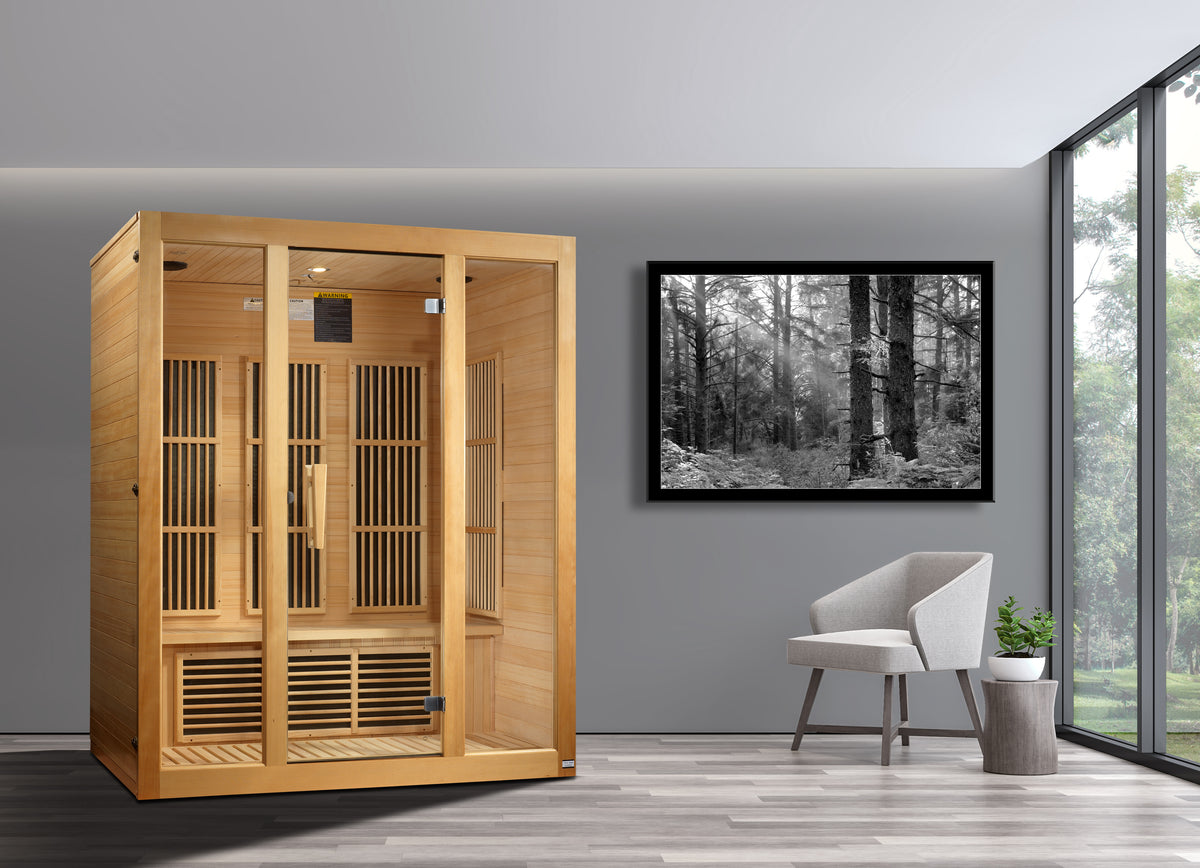 3-Person Far Infrared Home Sauna, Maxxus Saunas (MX-J306-01)