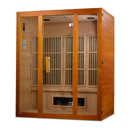 Dual Tech 3 person Low EMF FAR IR Sauna