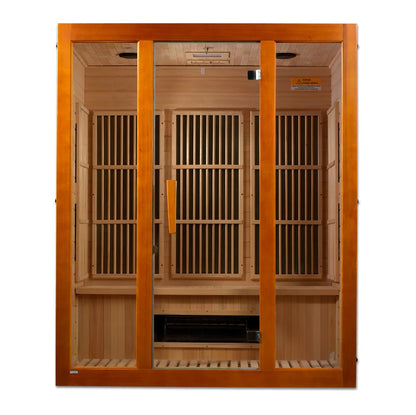 Dual Tech 3 person Low EMF FAR IR Sauna