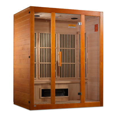 Dual Tech 3 person Low EMF FAR IR Sauna