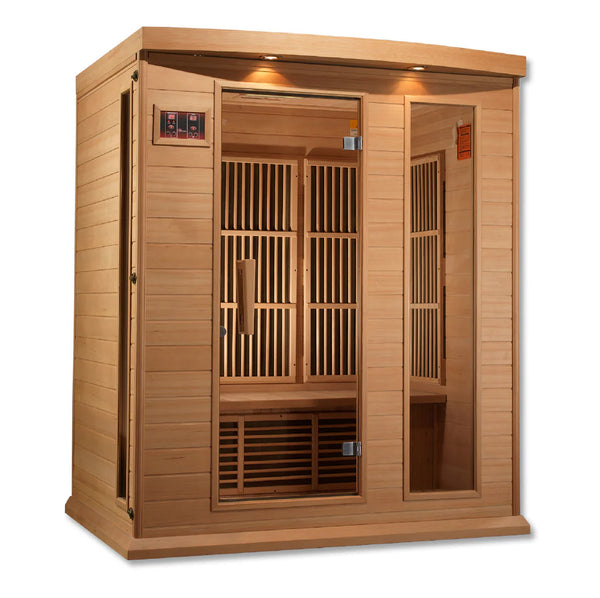 3 Person Low EMF FAR IR Sauna, Maxxus Saunas (MX-K306-01)