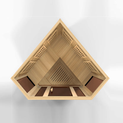 Maxxus 3 Person Low EMF FAR IR Sauna (MX-K356-01)
