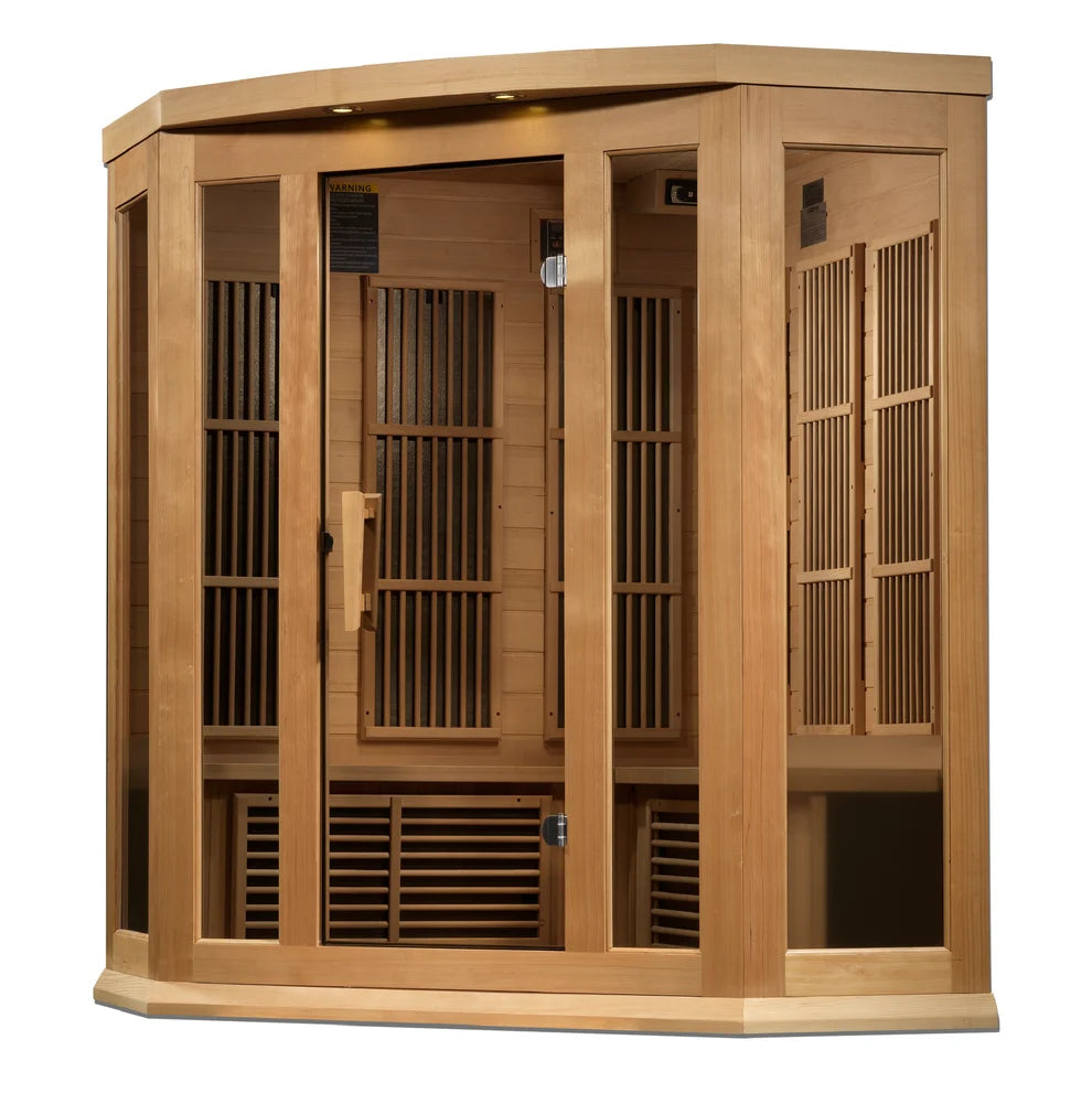 3 Person Corner Near Zero EMF FAR IR Sauna