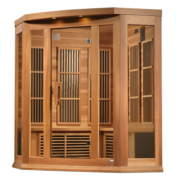 3 Person Low EMF FAR IR Sauna, Maxxus Saunas (MX-K356-01 CED)