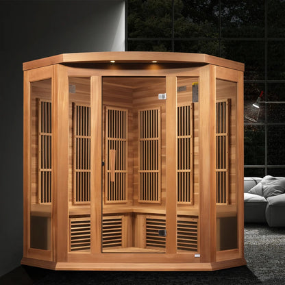 3 Person Corner Near Zero EMF FAR IR Sauna