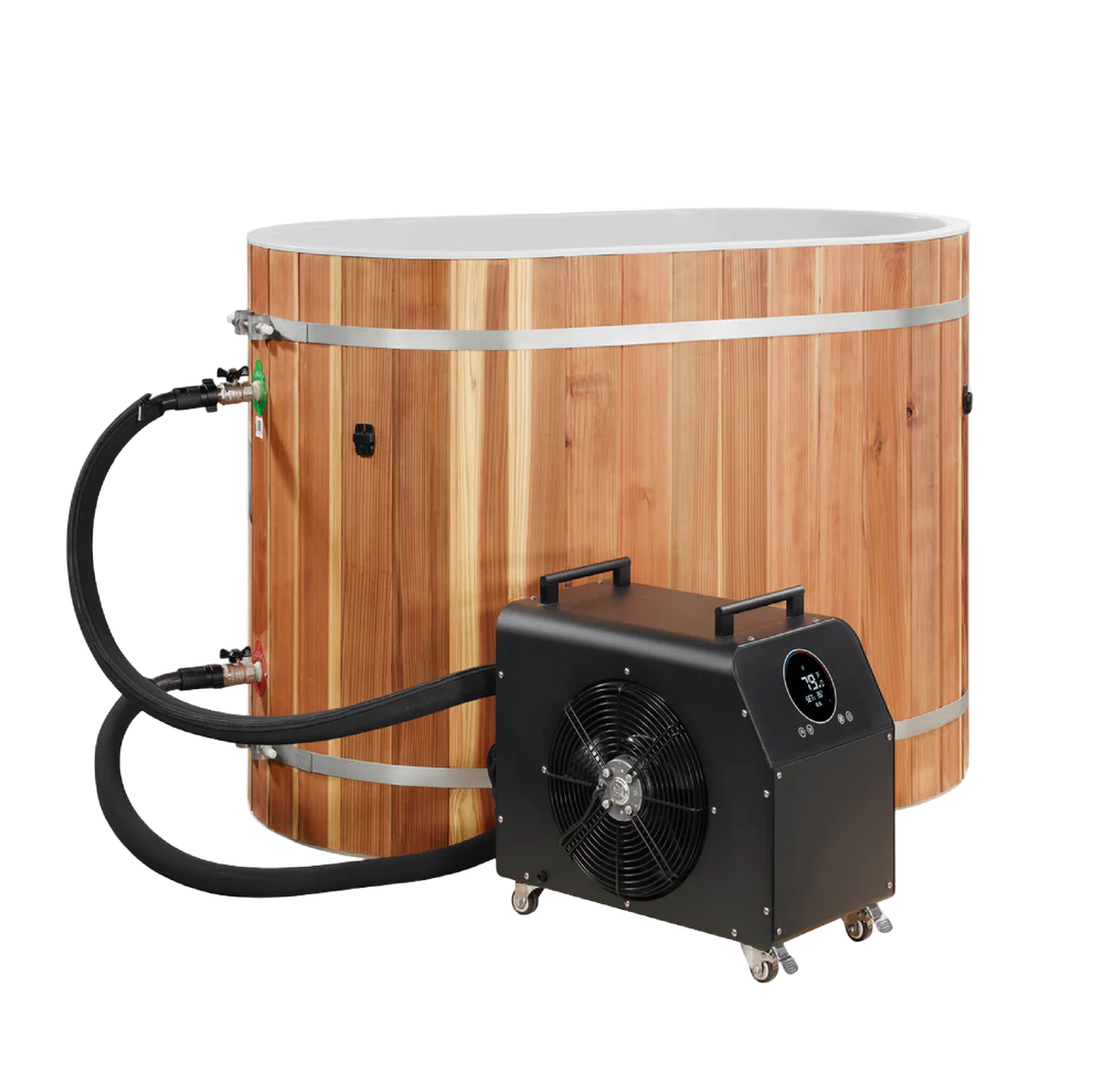 Oval Barrel Tub Cold Plunge
