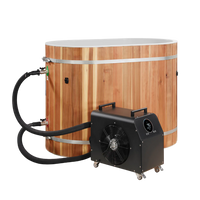 Oval Barrel Tub Cold Plunge, Dynamic Cold Therapy (DCT-BO-50-PLPC-34)