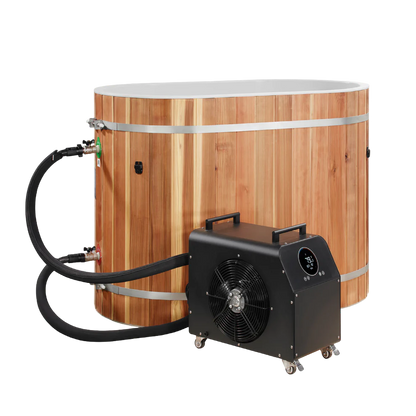 Oval Barrel Tub Cold Plunge