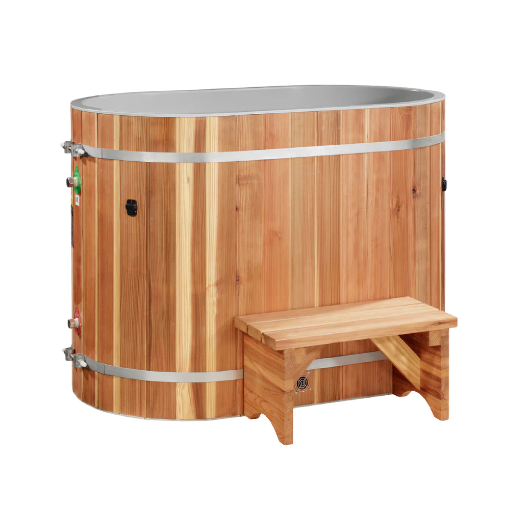 Oval Barrel Tub Cold Plunge
