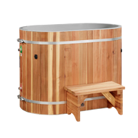 Oval Barrel Tub Cold Plunge, Dynamic Cold Therapy (DCT-BO-50-PLPC-34)